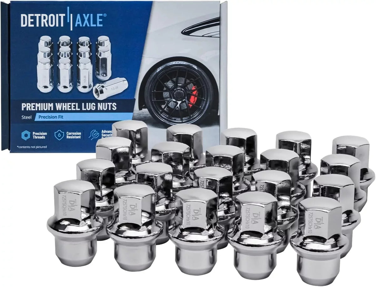 Set 30pc Front - - Grand Rear for Disc Routan 330mm & Brake Caravan Ram +20pc C/V Rotors Detroit Lug 328mm Axle Country Town Nuts Replacement Pads