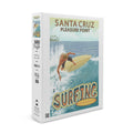Family, Santa (19x27 Piece in and for Surfer Adults 500 Scene Jigsaw USA) Made Cruz, Pleasure inches, California, Puzzle Point Premium