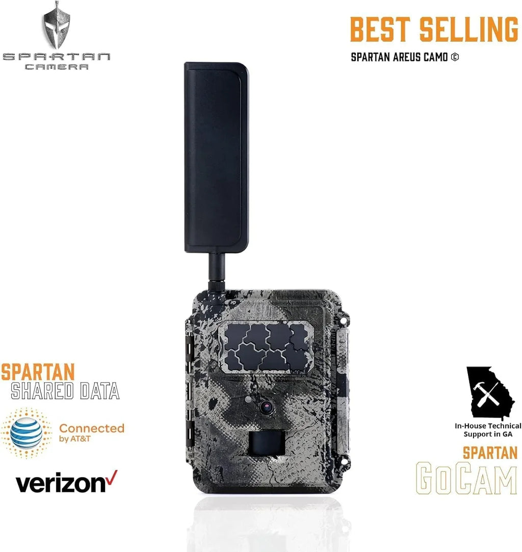 SD LTE Screen Security Spudz with VERIZON 4G Batteries, Case, Wireless GoCam Cleaner and Spartan Card, Camera Microfiber Cloth