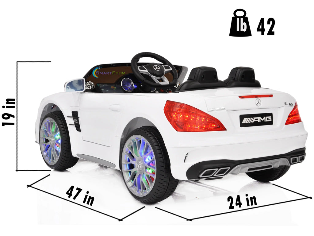 SL65 for 12V -Benz Kids Ride on with Car Remote Control Powered