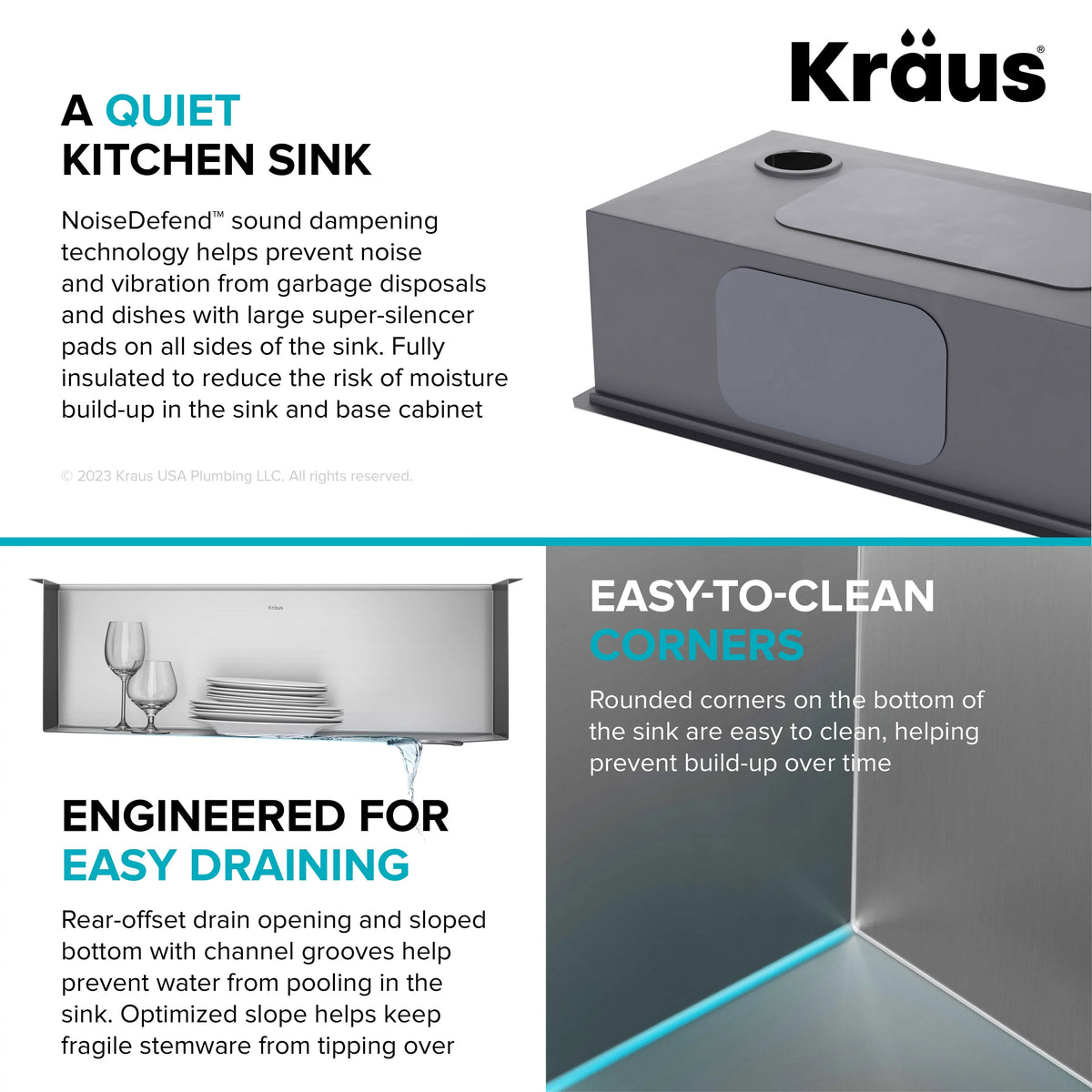 16 Kore Single 28Undermount Steel with Accessories Sink Workstation Kitchen Stainless Kraus Bowl Gauge