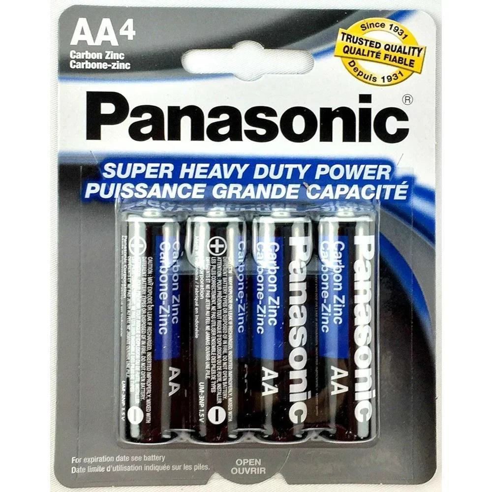 Zinc Batteries 48 Duty Carbon Super AA PCS Battery Double Power Heavy Panasonic A 1.5v