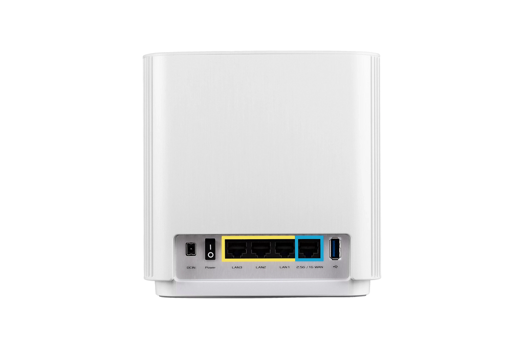 network Mesh 2.5G SSIDs, up life-time security Coverage parental Whole-Home (XT8-WHITE)-2 controls, ASUS sq.ft/6+rooms, Tri-band 3 WiFi AX ZenWiFi pack, port to 6.6Gbps, free 6 System and 5,500