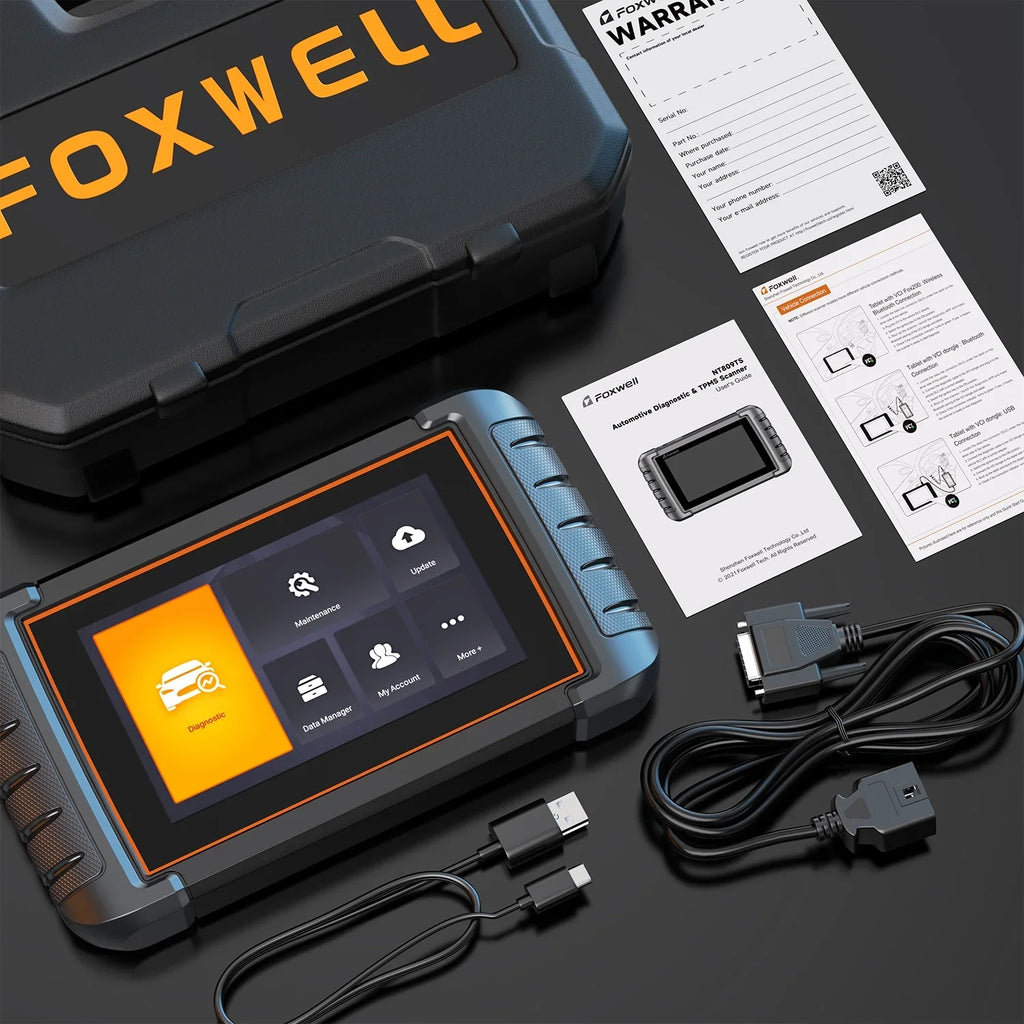 Foxwell 30+ OBD2 Scan Reset Code Scanner NT809 System Bi-Directional Test Automotive Tool Reader Active All