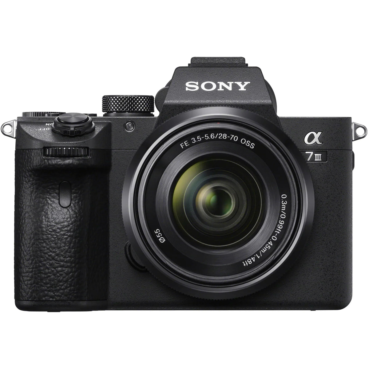 Frame 64GB Camera F3.5-5.6 Gear 28-70mm + a7 Body OSS Content Lens Charger Battery Backpack III + Double Photography Creator External Kit with Full ILCE-7M3K/B Deco Bundle Mirrorless with Card