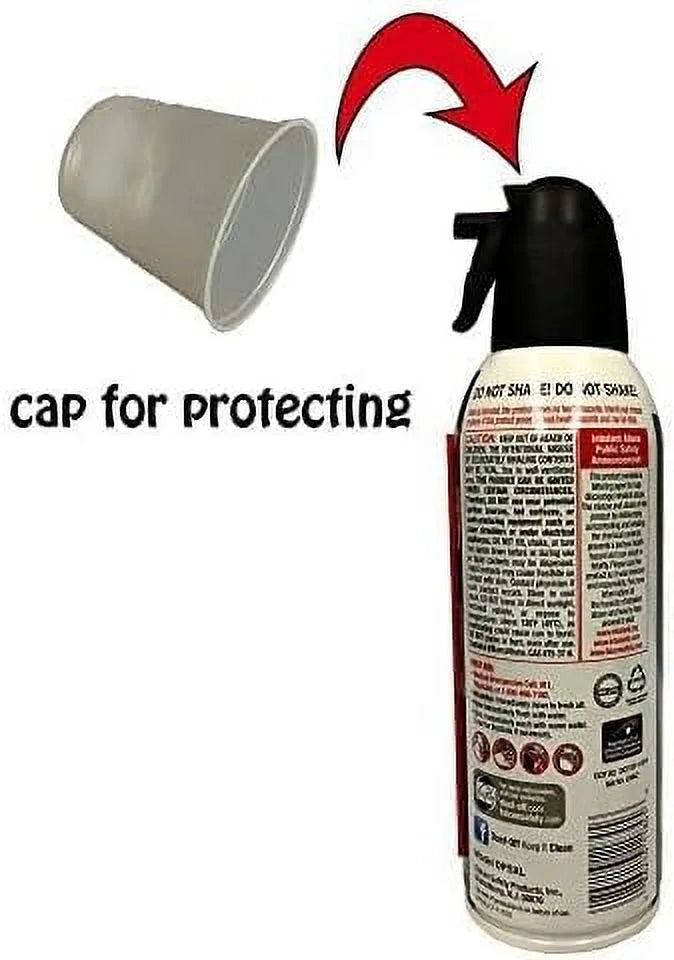 Gas Pack Duster, oz Disposable 6 Dust-Off 10 Compressed Cans,