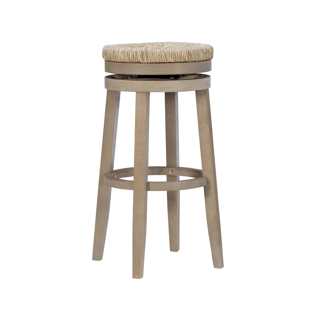 Rush Backless Bar with 31.5" with Swivel, Natural Morgan Natural Stool