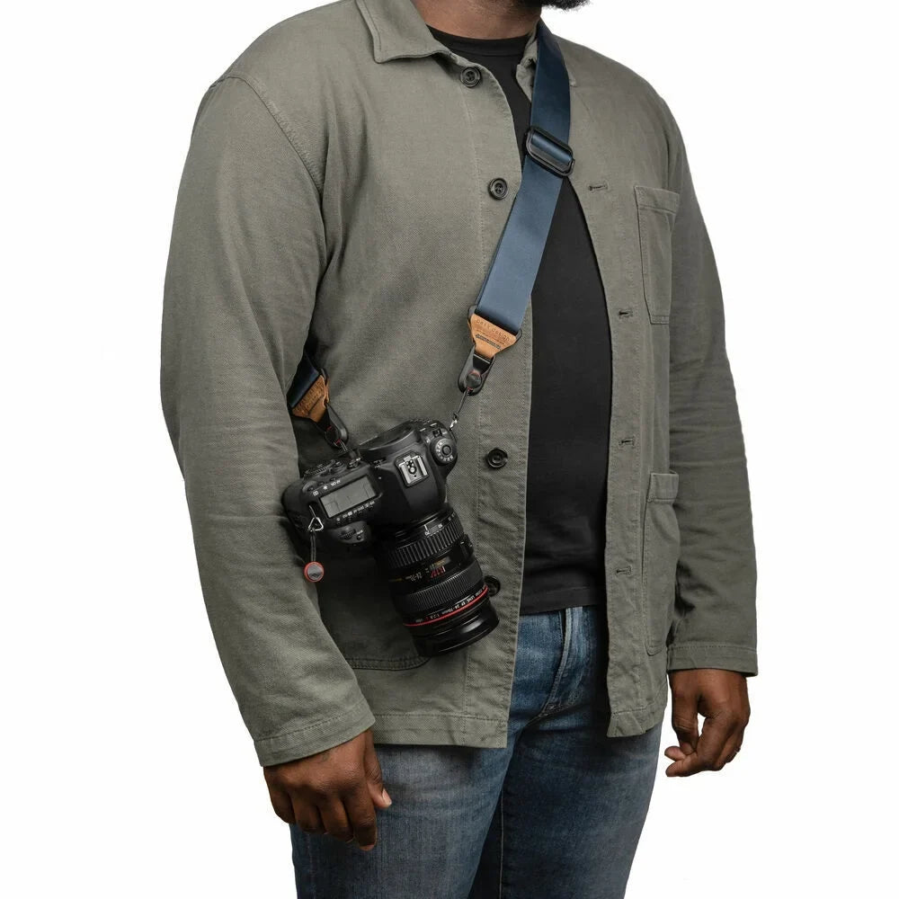 SL-MN-3 Design (Midnight) Strap Slide Peak Camera