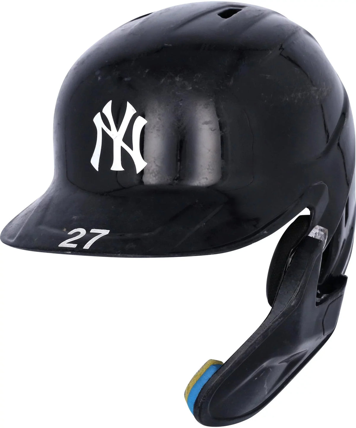 York - 8, 30, June Game-Used 12, 2022 Certified Helmet April #27 Yankees Worn and Played New Navy September Batting Stanton on Gi Games Fanatics During Authentic