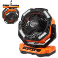 with Rechargeable Speeds SKYSHALO 13 Lantern Fan LED Swivel Timer 4 inch Portable