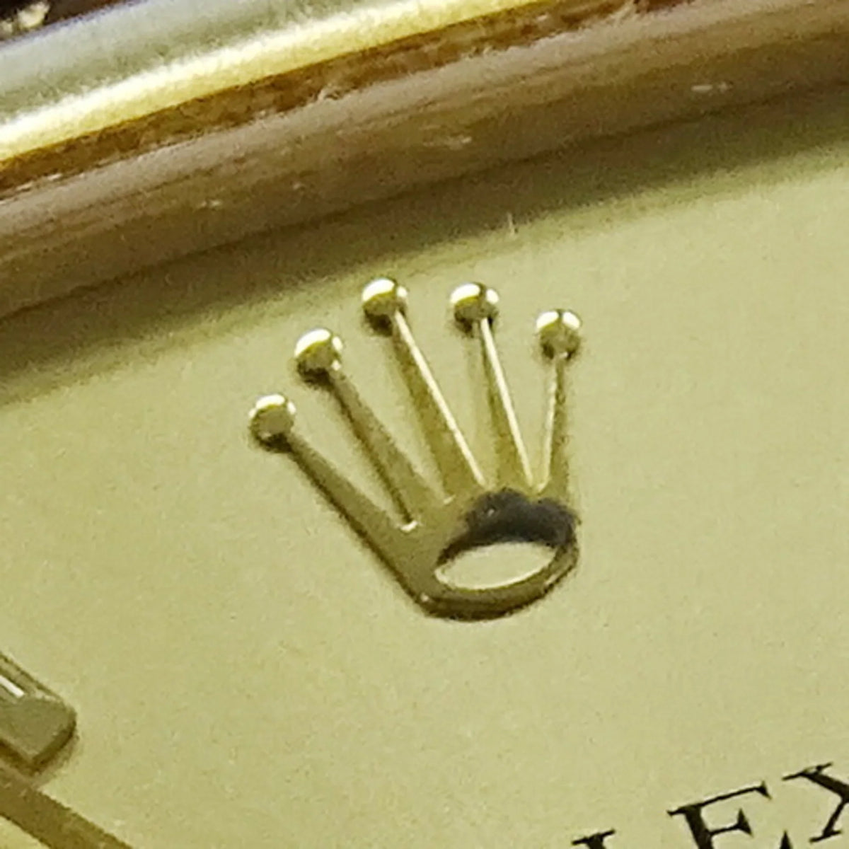 watch Authenticated Used winding gold Cal.1600 hand brown 750YG men's 3805 leather polished Cellini