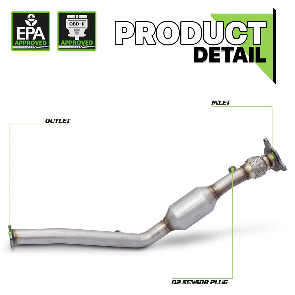 Exhaust Catalytic Pursuit 2006 HHR, Steel Magshion 2005-2007 G5, 2007 Cobalt, 2006-2007 Pontiac Converter Stainless Pontiac Chevrolet For Chevrolet