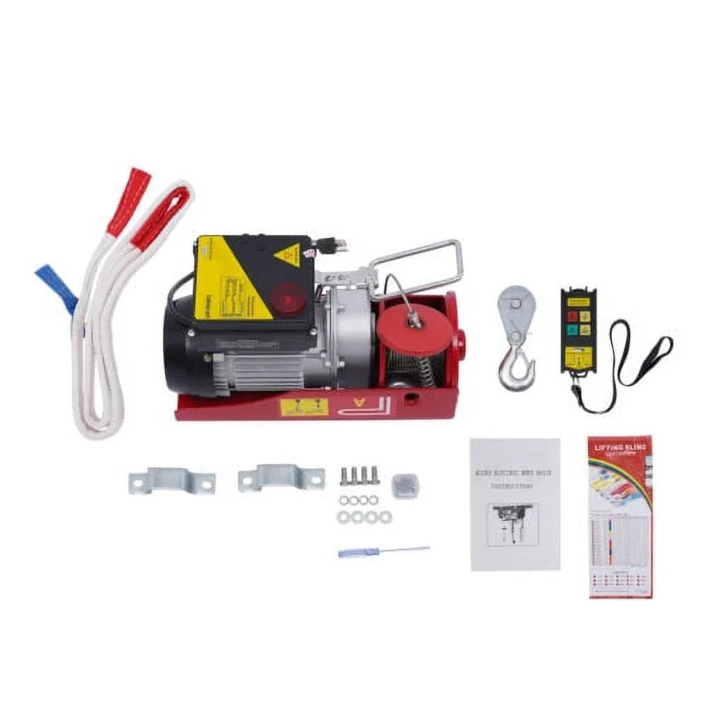 Professional Wireless Control Remote Crane Electric With LBS Hoist Winch 440