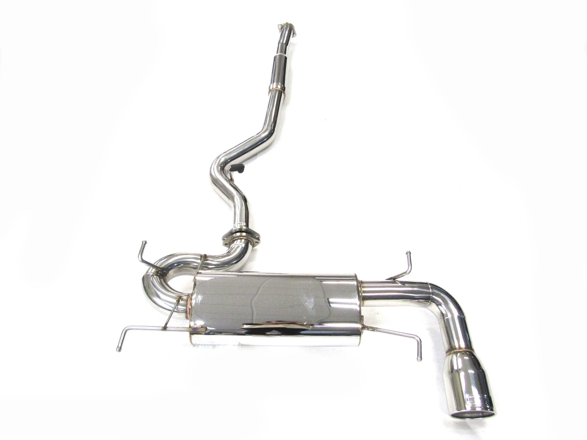 For 14 By Hatchback Steel OBX-RS Catback Exhaust Stainless Fitment to 08 Subaru WRX