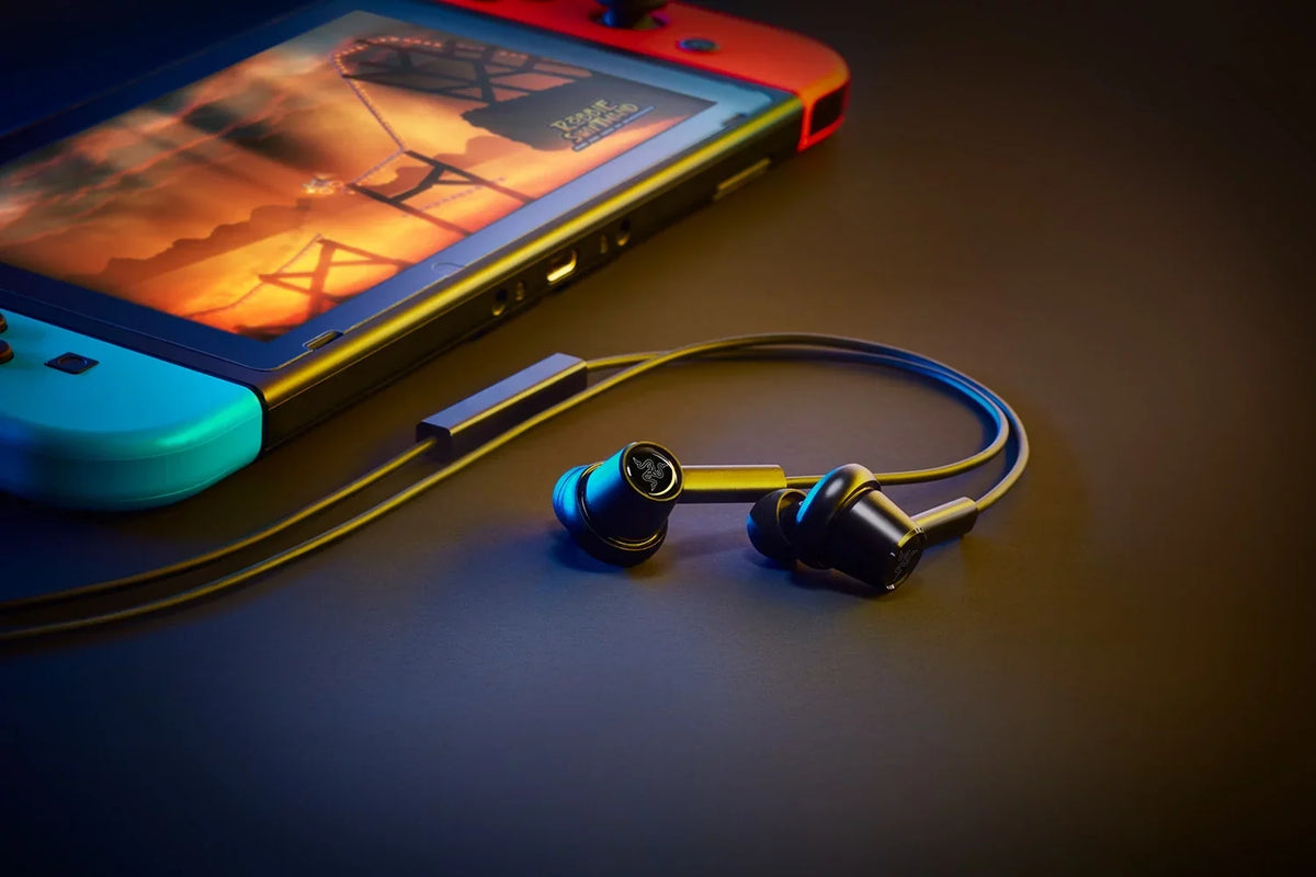 Headphones Gaming Dual Driver In-Ears Black Duo Hammerhead Razer