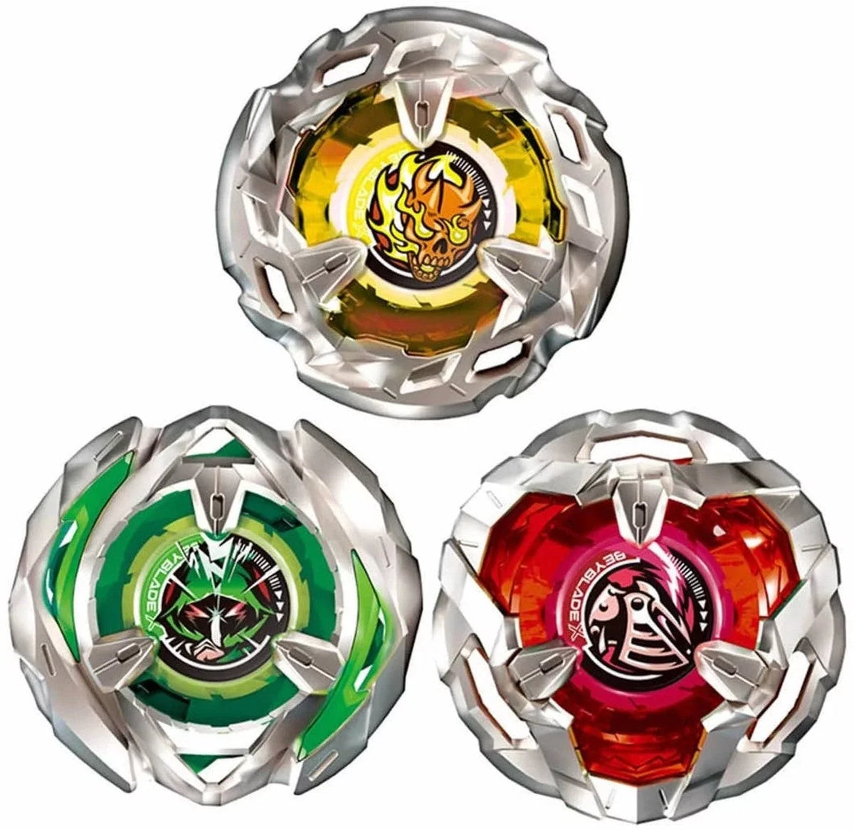 Tomy BX-08 3 Takara 3 X on Set Deck Beyblade