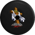 Wooden Cross Camera Jesus 2018 Blessed RV of Tire JL Spare God 2019 for Cover Jeep Wrangler Backup Inch Kingdom Christ 32