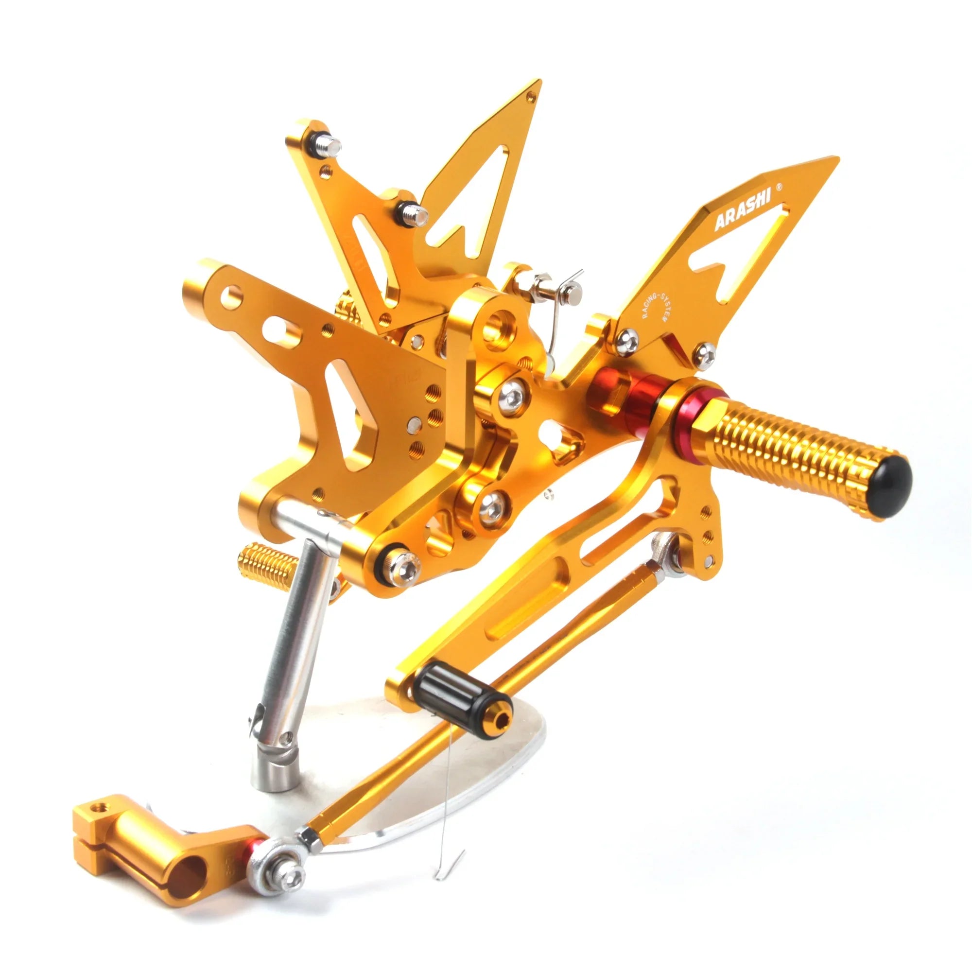 2021 (Version / / 2019 Gold Z400/ for Arashi ABS/ 2022 Adjustable Motorcycle Edition FootPegs EX400 KRT 2.2) 2018 Sets Rearsets Ninja 2020 Accessories Footrests 2023 Rear Kawasaki 400 -