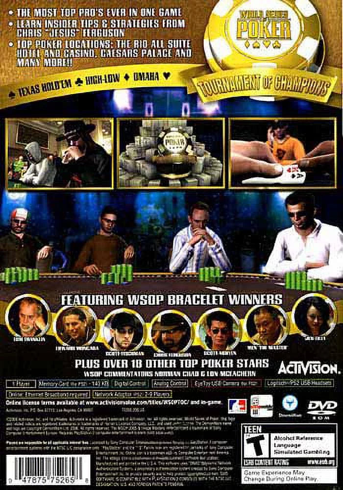 World of Series PS2 Poker: Champions Tournament