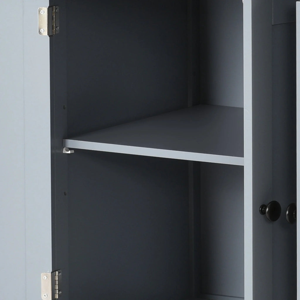 Wood Wheels Granite Grey Cart and Island Top Solid - Blue Kitchen Locking with