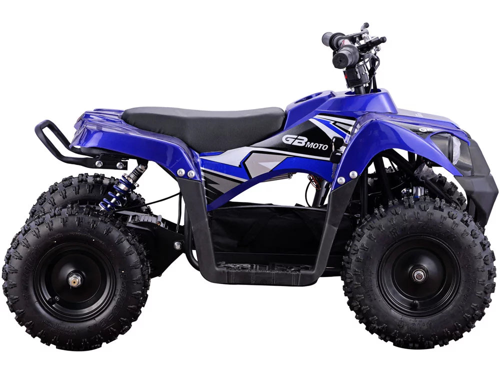 Wheeler MotoTec Blue Monster Powered 36V 500W Kids Four Battery ATV