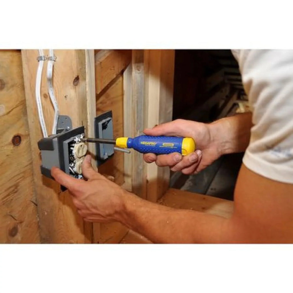 Screwdriver,15-in-1,8-1/2" MEGAPRO 151NAS-B Multi-Bit