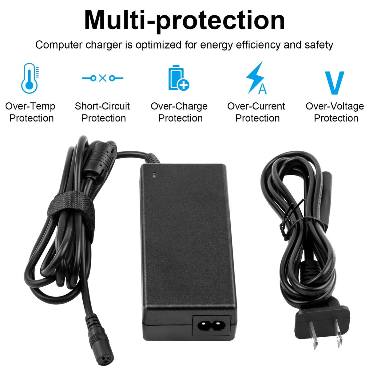 Adapter Universal Power For Connectors Acer HP Asus 13 90W Laptop Charger