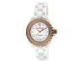 PS4892WR Ceramic Swarovski Watch Crystal Swiss White Women's Dial