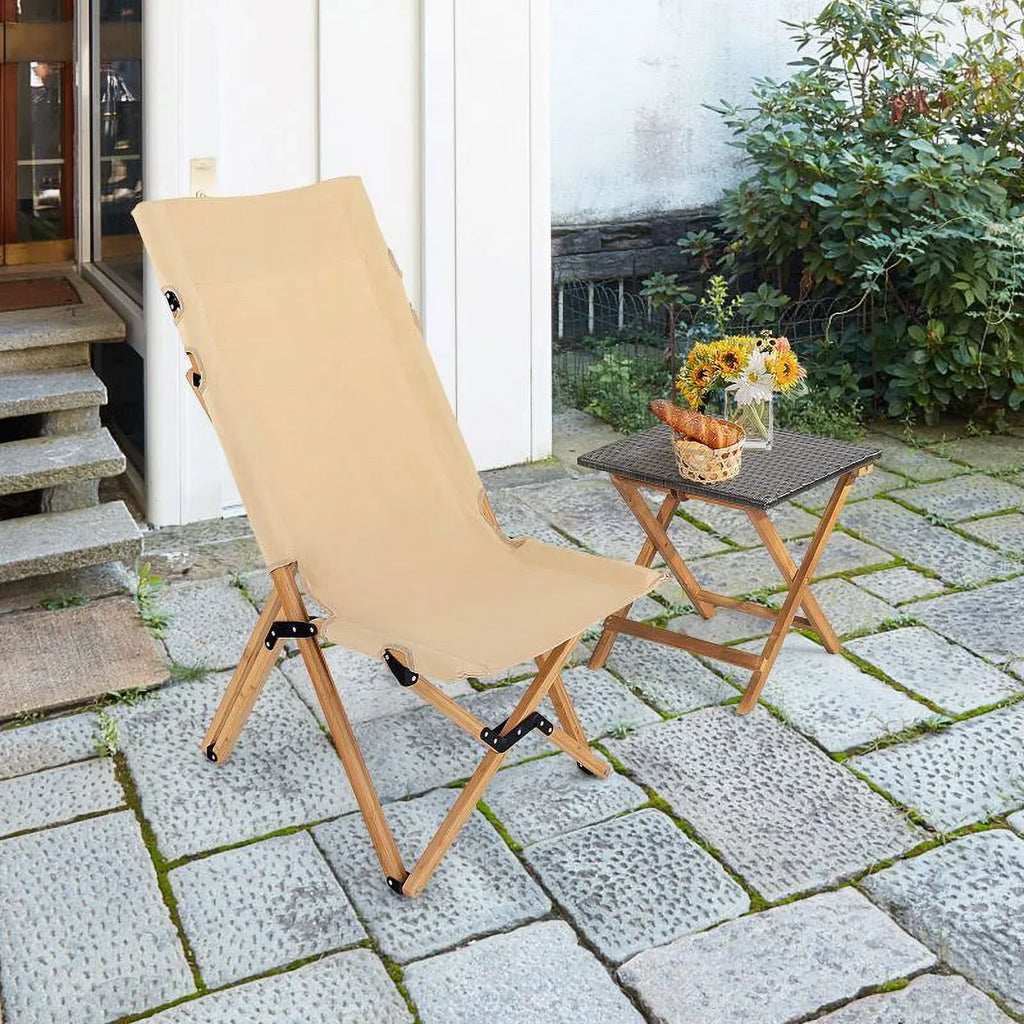 Chair - exterior 21.0 adventures! Folding Enjoy on convenience Camping Frame and - Bamboo your comfort