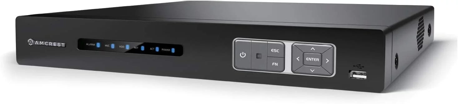 & Analog AI Smart DVR, Face Security 4K System (AMDV5116-I3) Vehicle AI Amcrest Cameras Cameras, Channel Security Amcrest IP Detection AI DVR Human for & Recorder, 16 Recognition, Camera DVR