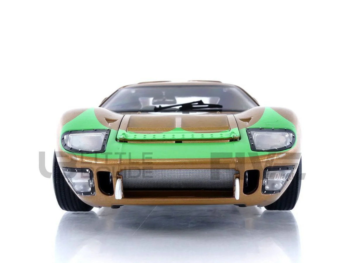 1966 Model 1-18 Gold 2 Shelby Collectibles Car GT-40 Diecast No.4 SC414 MK