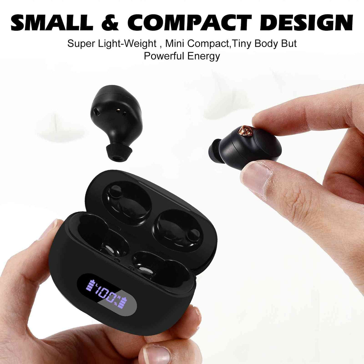 '+ Boost Connection, Dual Earbuds UrbanX Bluetooth Bass Lenovo IPX5 K12 Resistance, liquid 5.2 Case, Wireless True Bluetooth Black, Balanced, Compatible Charging Pro Connect, with