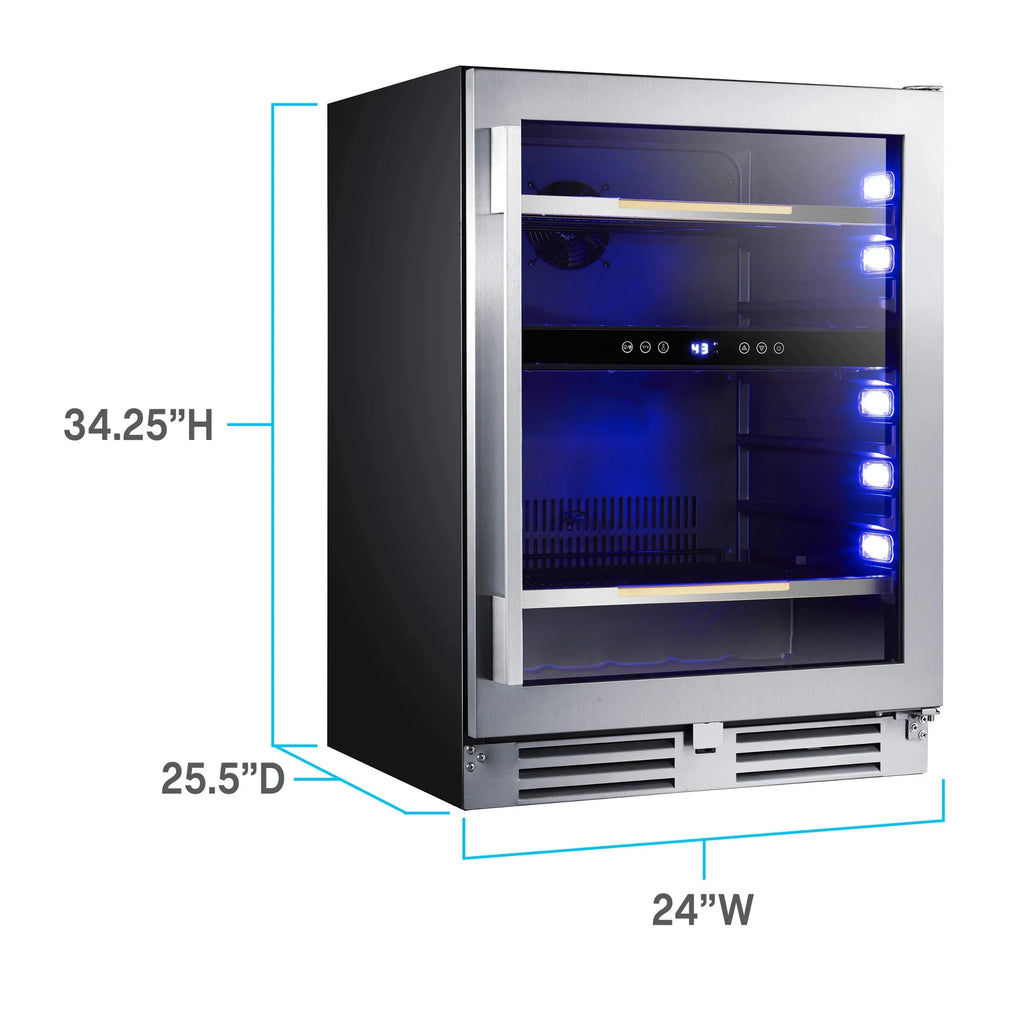 Beverage 125 Center, Series Avanti Steel (ARFSE55R3S) ELITE in Can Capacity, Stainless