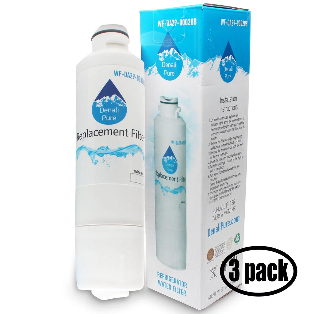 Replacement - HAF-CIN Cartridge with 3-Pack Fridge Filter liquid liquid for DA29-00020B, Filter RSG307AAWP/XAA DA29-00020A, Refrigerator Compatible