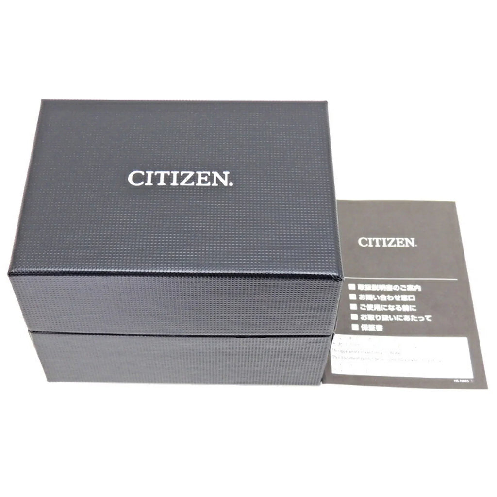 Steel Dial (J810-S115973) Men's AW1585-55L Blue Pre-Owned Stainless Watch Eco-Drive Citizen (Good)
