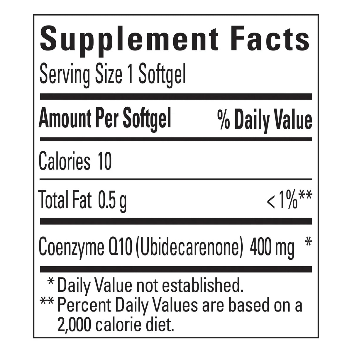 (90 Nature 400 CoQ10 Made mg Softgels Count)
