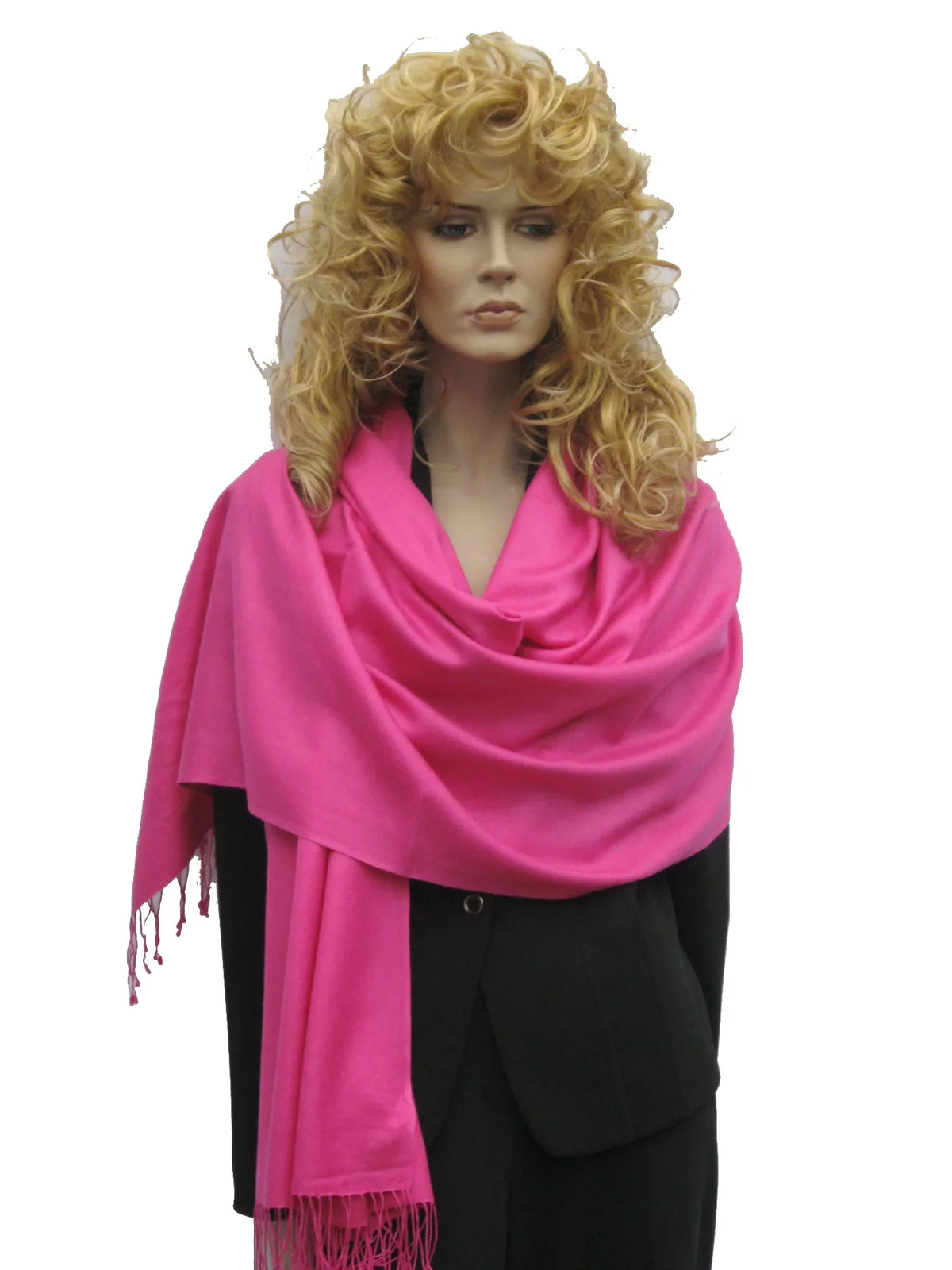(Hot Scarf/Wool/Silk Shawl/Shawls/Scarf/Scarves/Wrap/Stole/Muffler/Cape/Ruana/Blanket/Throw/Pashmina Shawl) Shawl/Cashmere Regular Pink