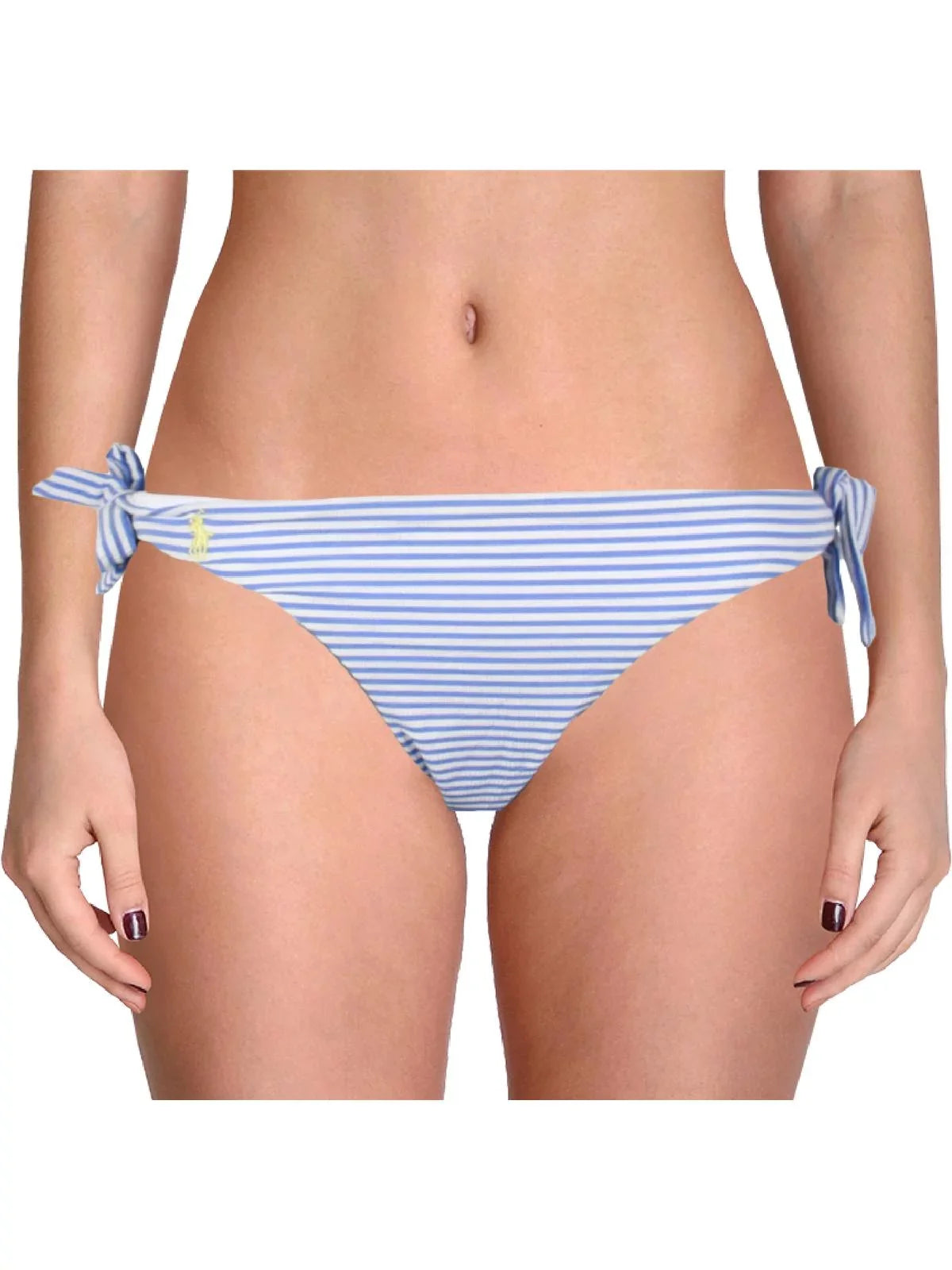Separates Striped Bottom Lauren Swim Lined Ralph Womens Polo