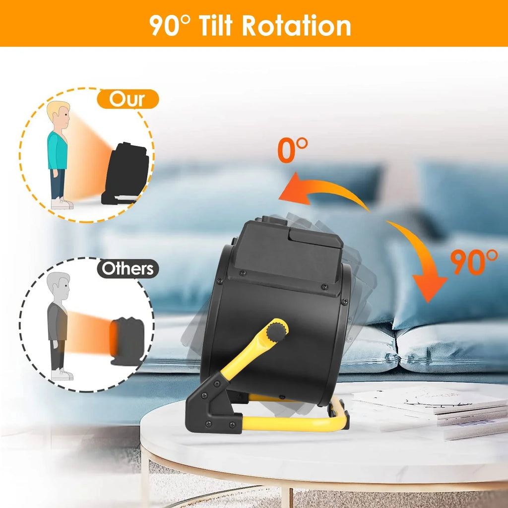 Adjustable Personal Ceramic Office Desk Overheat Heater Space for Fan Electric 1500W Portable iMounTEK Bedroom Temperature Heater Protection with