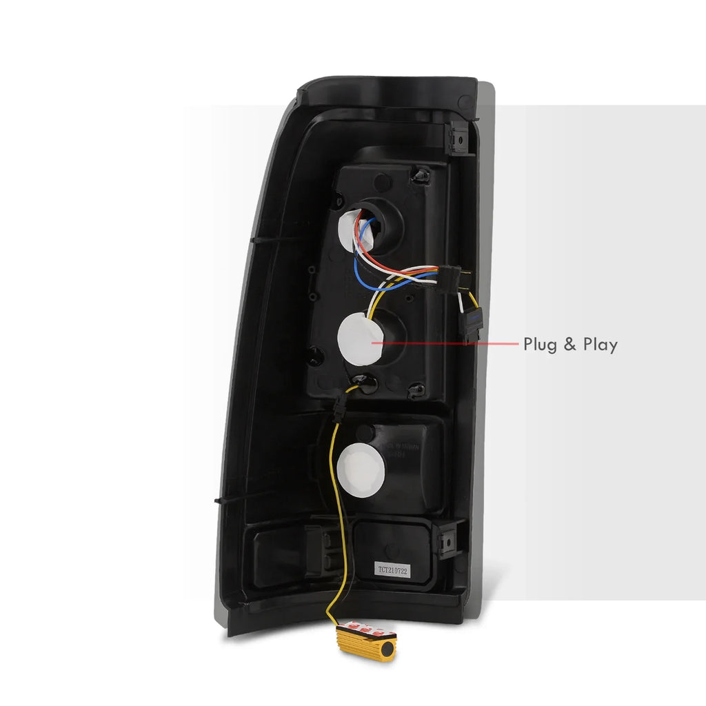 Distributors 2004 Chevy Compatible/Replacement Pair Black Lamps 2001 2003 AJP LED Smoked For Brake 1999 Fleetside Signal Stop Lens 2005 GMC 2006 2000 Tail 2002 Silverado Housing Driving Lights Sierra