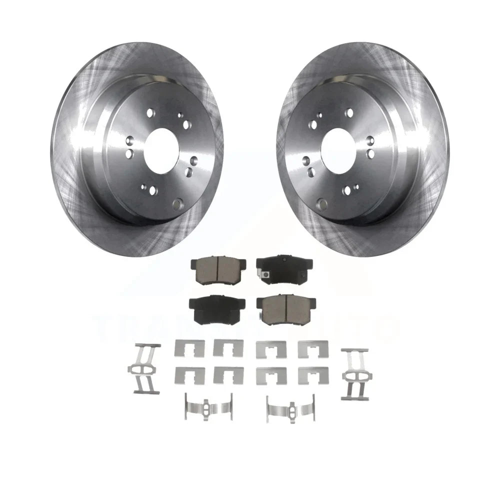 Transit - Rear Ceramic For K8C-102001 And Disc Rotors Brake Auto Acura RDX Kit Pads
