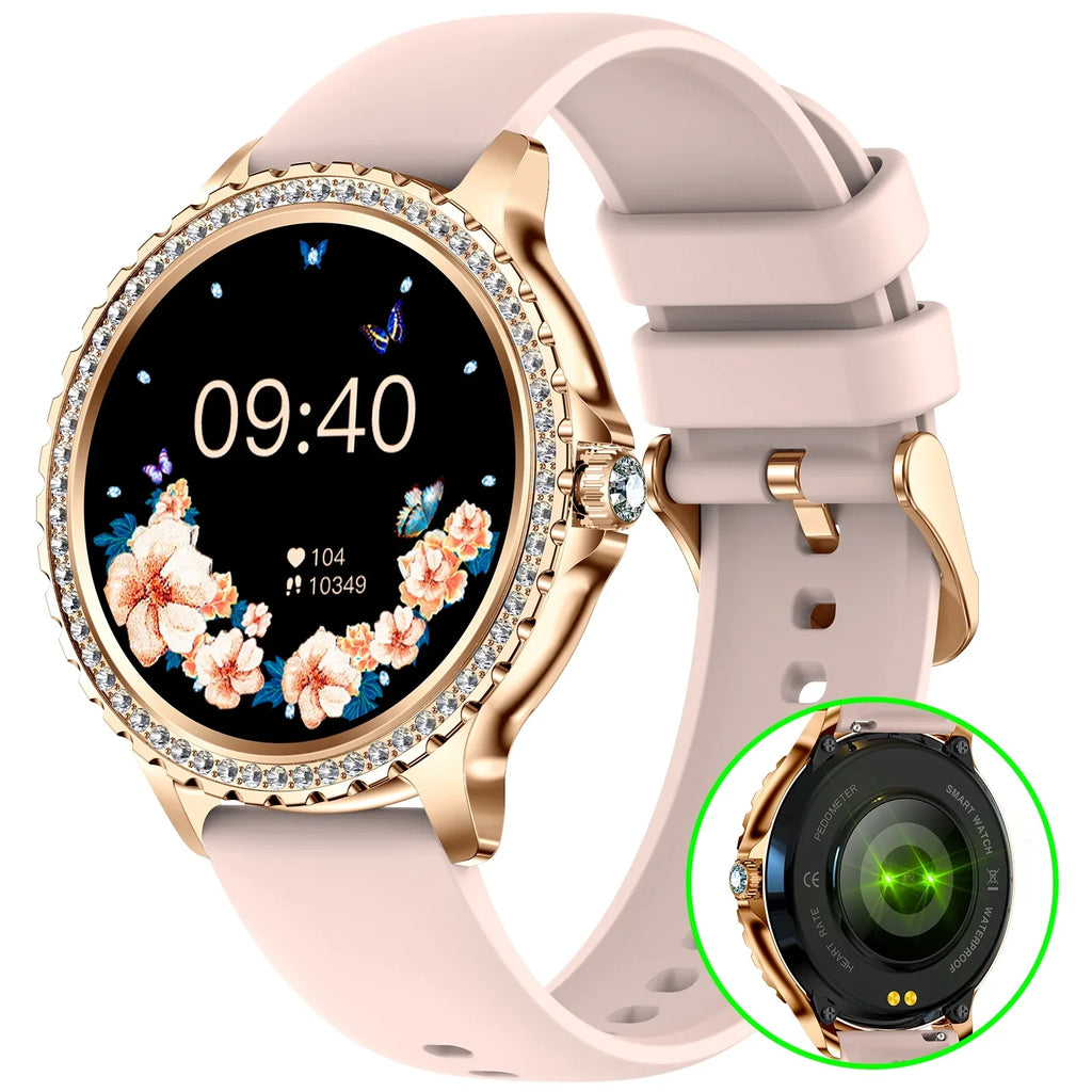Women with Smart Diamonds Bluetooth call Watches