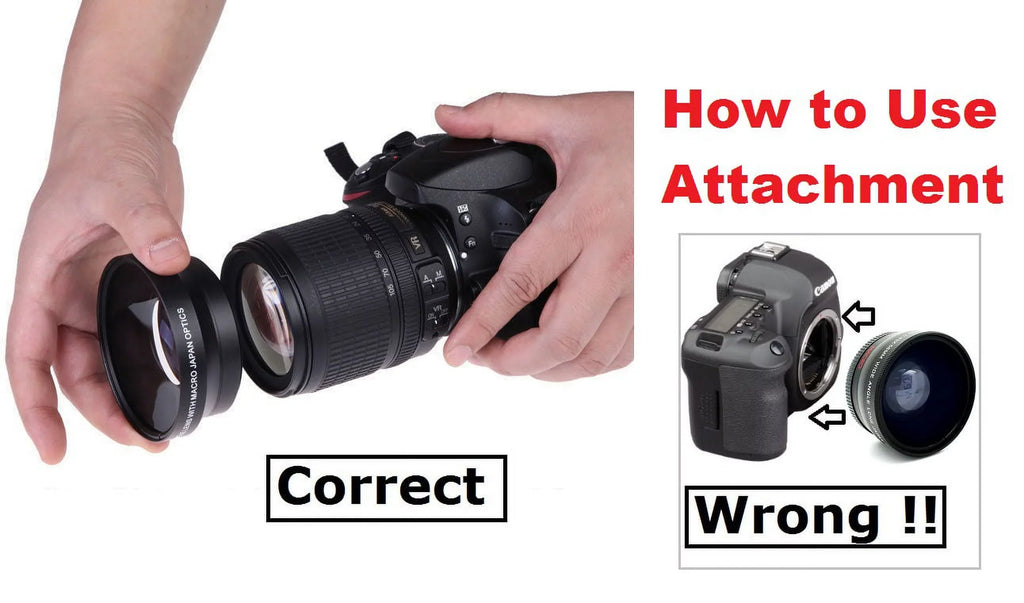 Nikon Lens Fisheye D3500 Compatible) for Panoramic Wide Super (52/55mm Angle