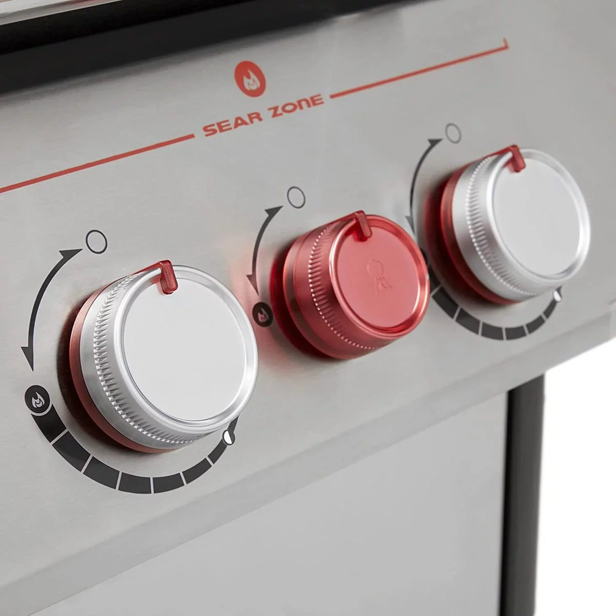 Grill Steel SX-325s with Natural Weber Genesis Gas 3-Burner Technology Stainless in Smart Smart