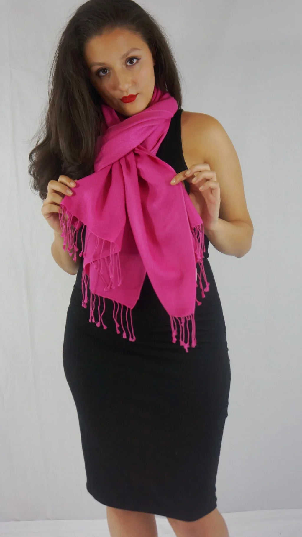(Hot Scarf/Wool/Silk Shawl/Shawls/Scarf/Scarves/Wrap/Stole/Muffler/Cape/Ruana/Blanket/Throw/Pashmina Shawl) Shawl/Cashmere Regular Pink