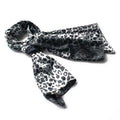 Small Silk Blancho Elegant Scarf/Wrap/Shawl Leopard Natural Design Stylish -