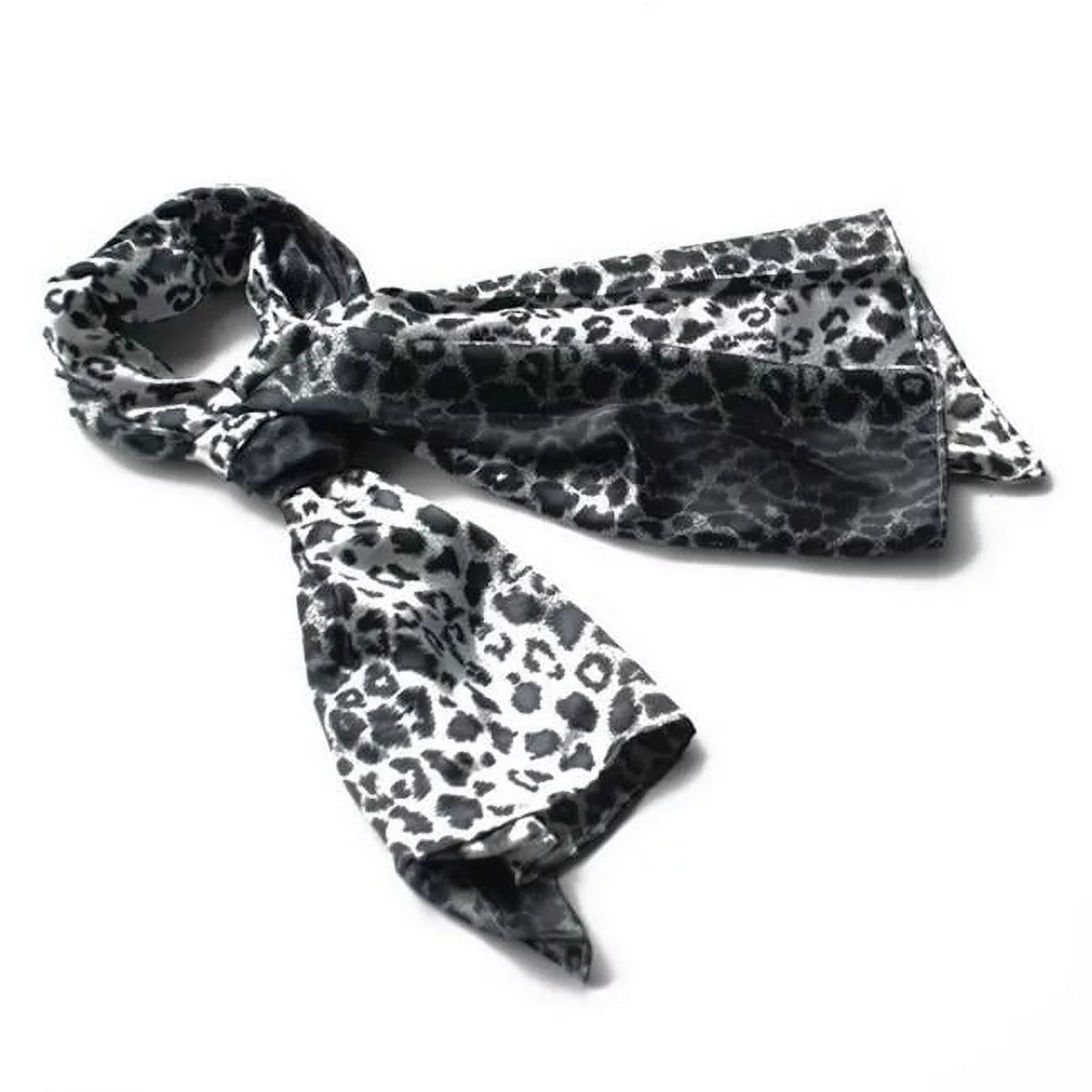 Small Silk Blancho Elegant Scarf/Wrap/Shawl Leopard Natural Design Stylish -