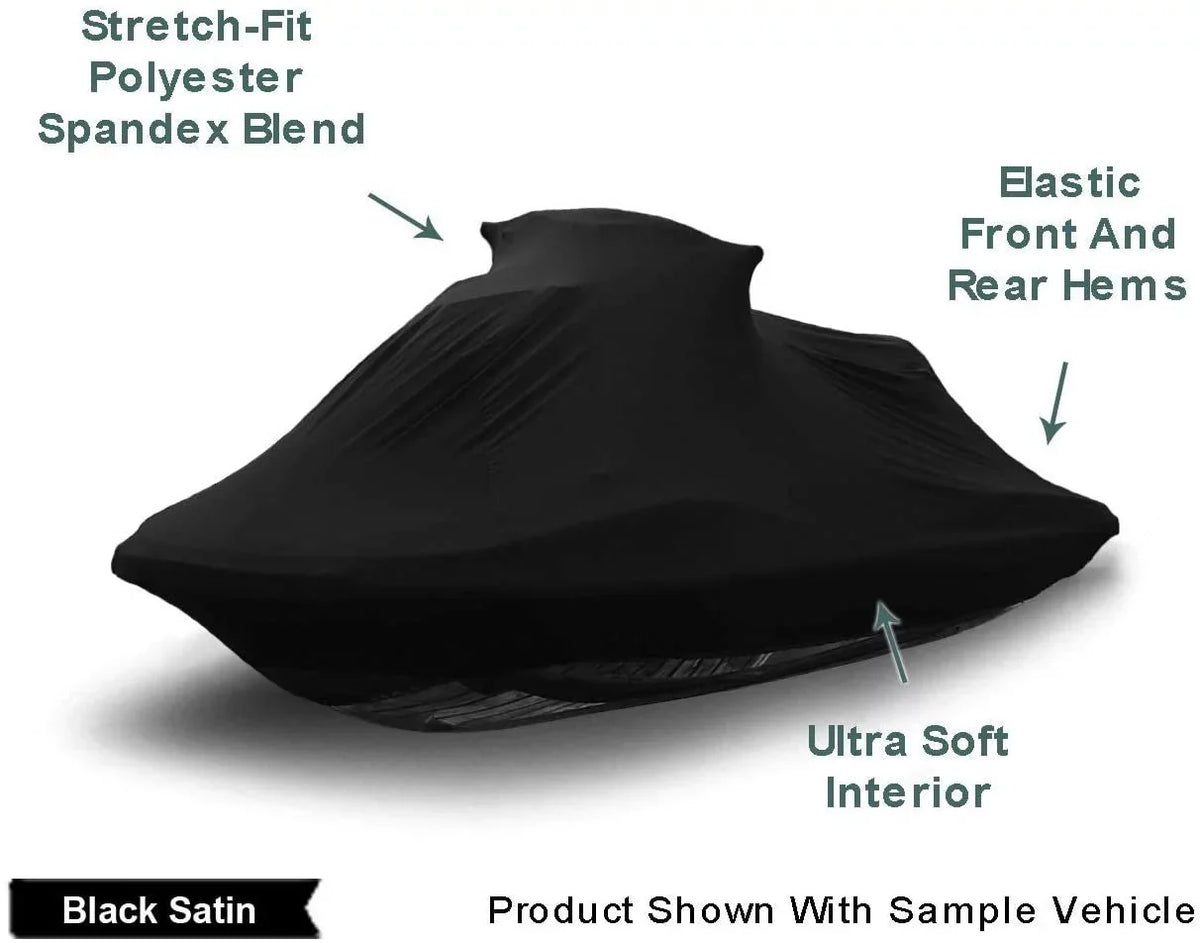 for Soft - Ski Dings 1991-1995 Satin Indoor Bag Runner Dust VXR ONLY Stretchy Indoor Ultra Includes & Black Inside! Wave 650 Cover & from - - Storage - Yamaha Protects Jet