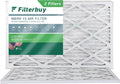 AC Filterbuy 13 (2-Pack) Pleated Furnace HVAC Air Filters MERV 12x30x1