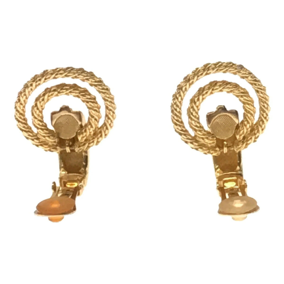 Big Gold Christian VINTAGE Pre-Owned Earrings Accessories Rhinestone RM2878M OLD Women's Dior ITSRN157RU90 (Good)